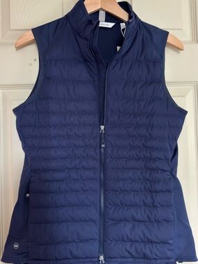 Peter Millar Navy Fuse Quilted Vest